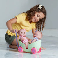 Little Cutesies - Twins in Stroller
