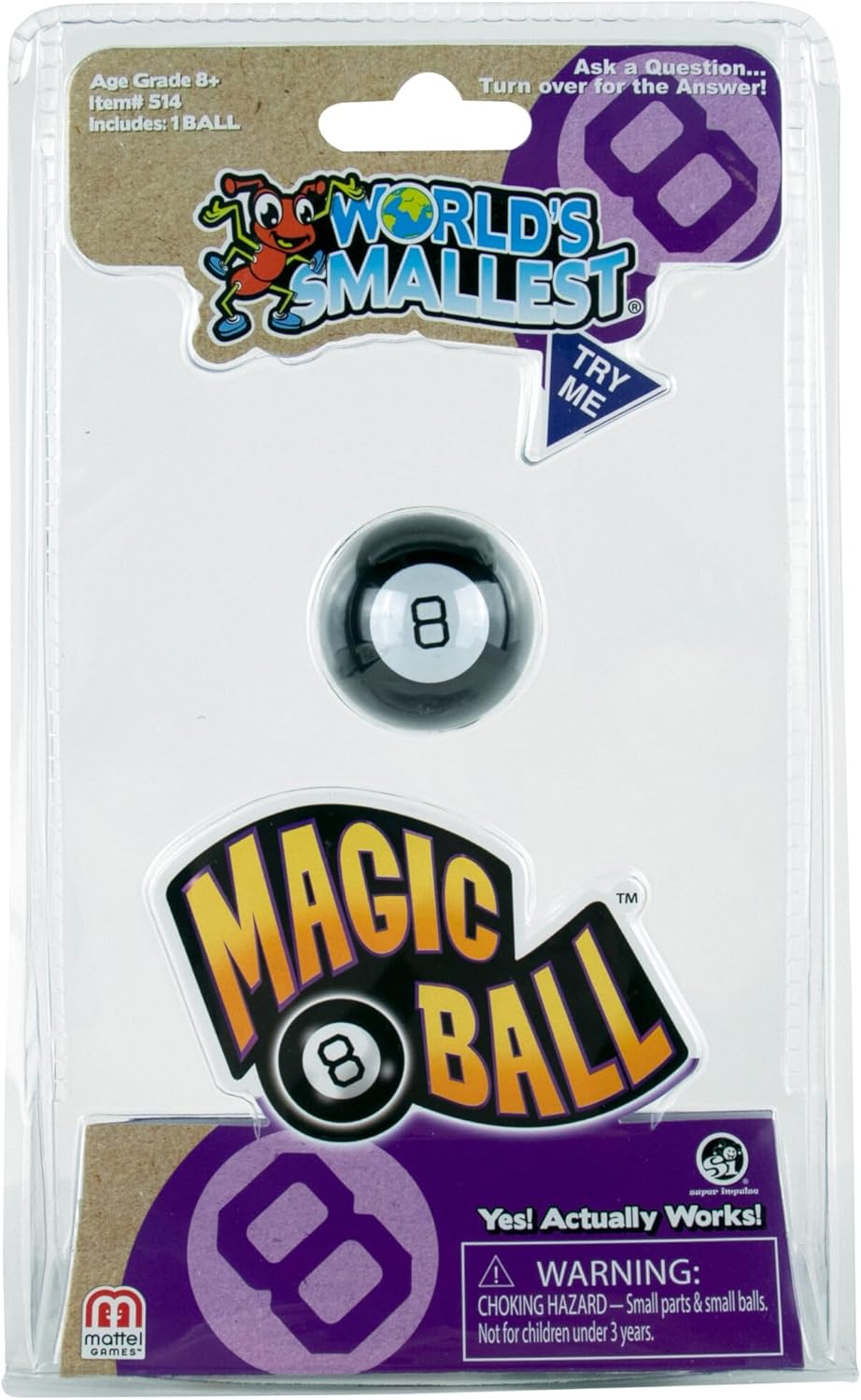 World's Smallest Magic 8 Ball