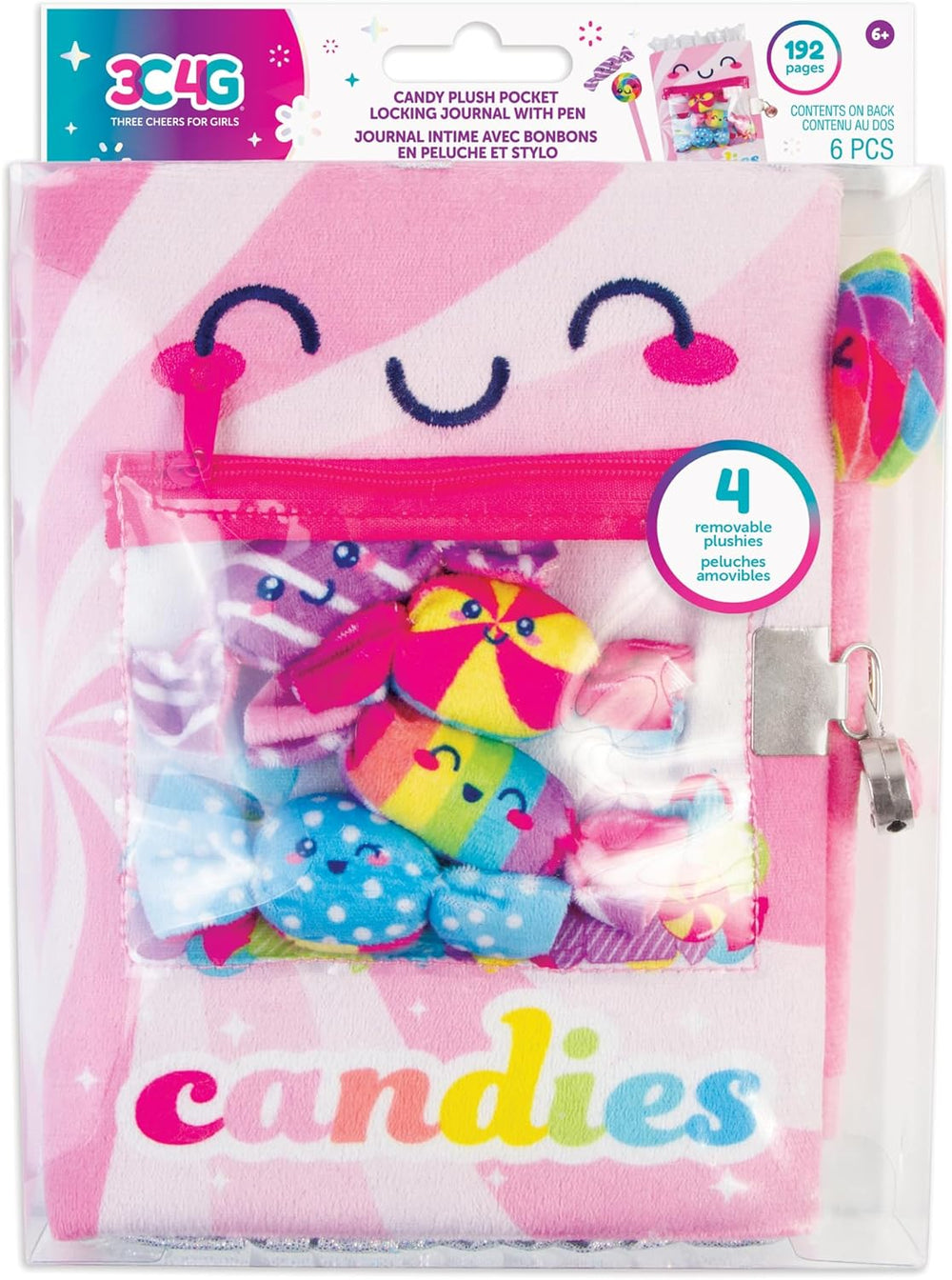 Candy Plush Locking Journal