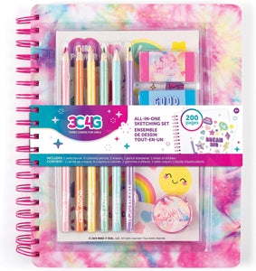 Tie Dye All-in-One Sketching Set