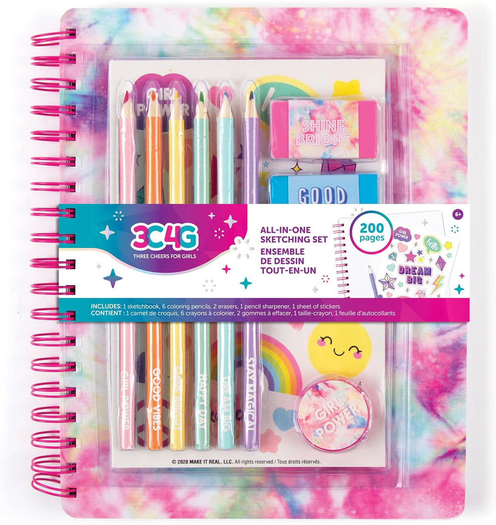 Tie Dye All-in-One Sketching Set