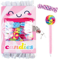 Candy Plush Locking Journal
