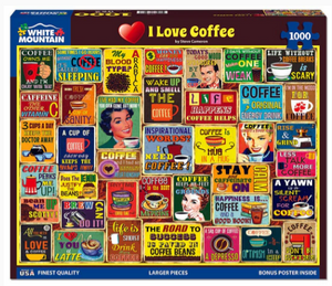 I Love Coffee 1000 Piece Puzzle