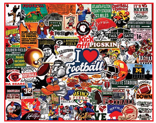 I Love Football 1000 Piece Puzzle