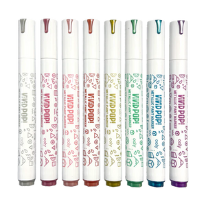 Vivid Pop! Water Based Paint Markers - Metallic