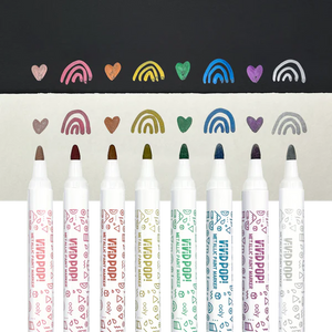 Vivid Pop! Water Based Paint Markers - Metallic