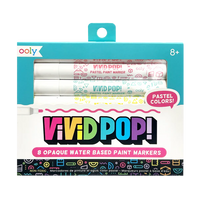 Vivid Pop! Water Based Paint Markers - Pastel
