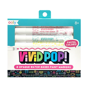 Vivid Pop! Water Based Paint Markers - Pastel