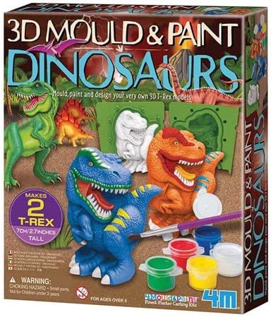 3D Mould & Paint Dinosaurs