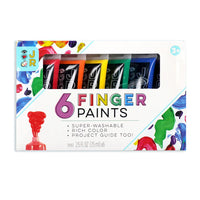 6 Washable Fingerpaints
