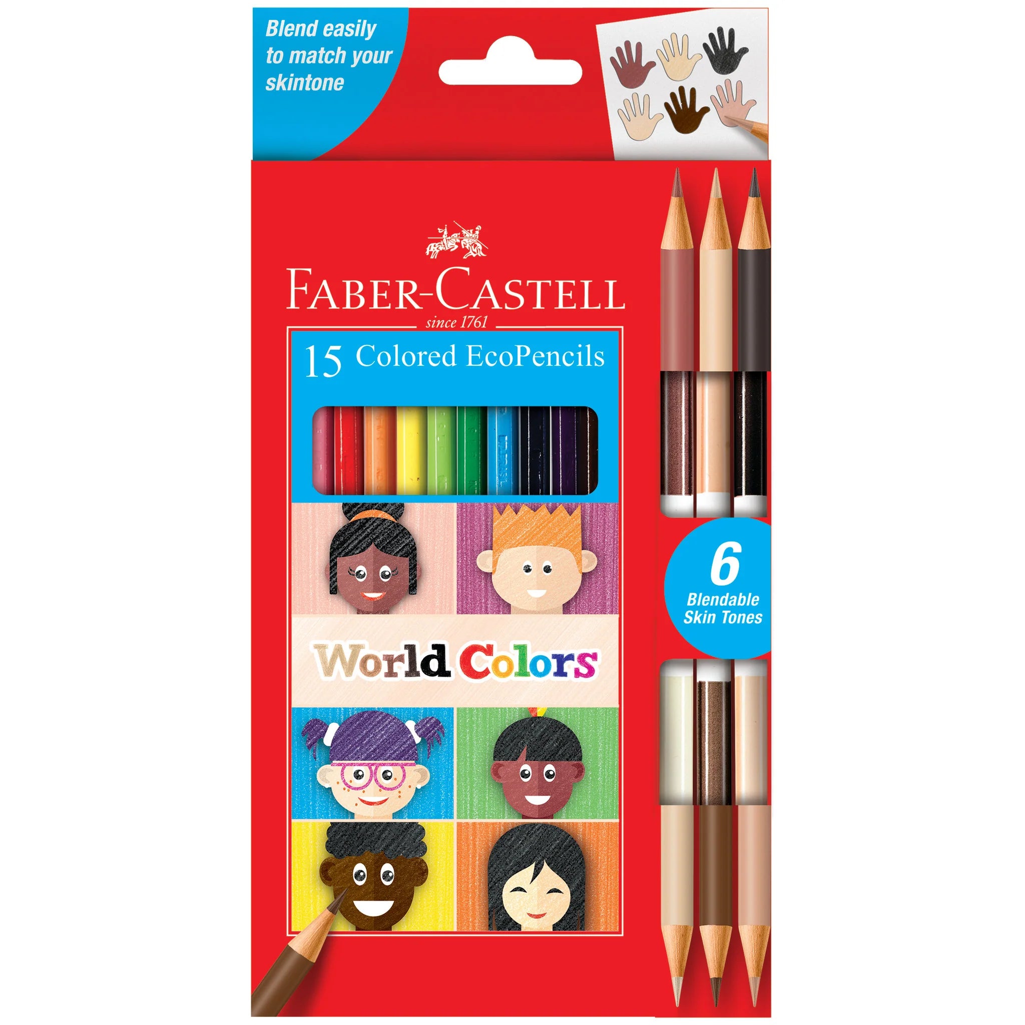 World Colors: 15ct Colored EcoPencils