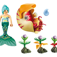 Playmobil Mermaid with Sea Snail Gondola