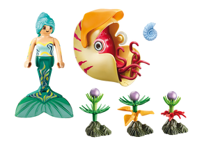 Playmobil Mermaid with Sea Snail Gondola