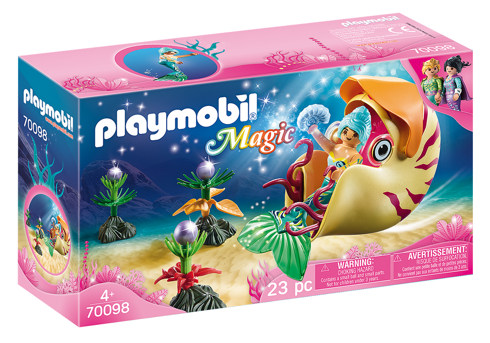 Playmobil Mermaid with Sea Snail Gondola