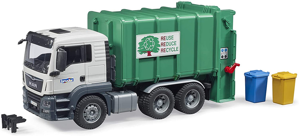 Bruder MAN Rear Loading Garbage Truck