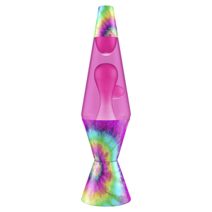 Lava Lamp 14" Tie Dye Pink Pinwheel